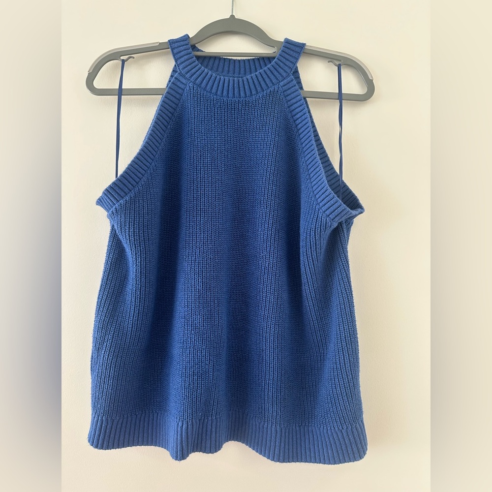 Old navy Blue Knit Sleeveless Top